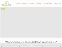 Tablet Screenshot of gailus.org